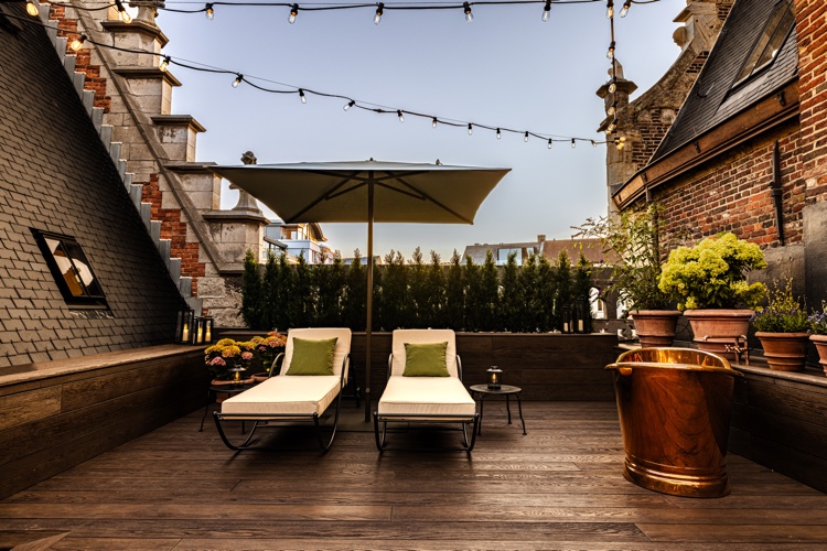 1898 Porter’s house launches in Ghent, Belgium 4 Resized Porters Graslei Terrace Suite